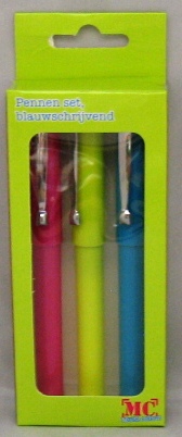 giftbox 3 balpennen